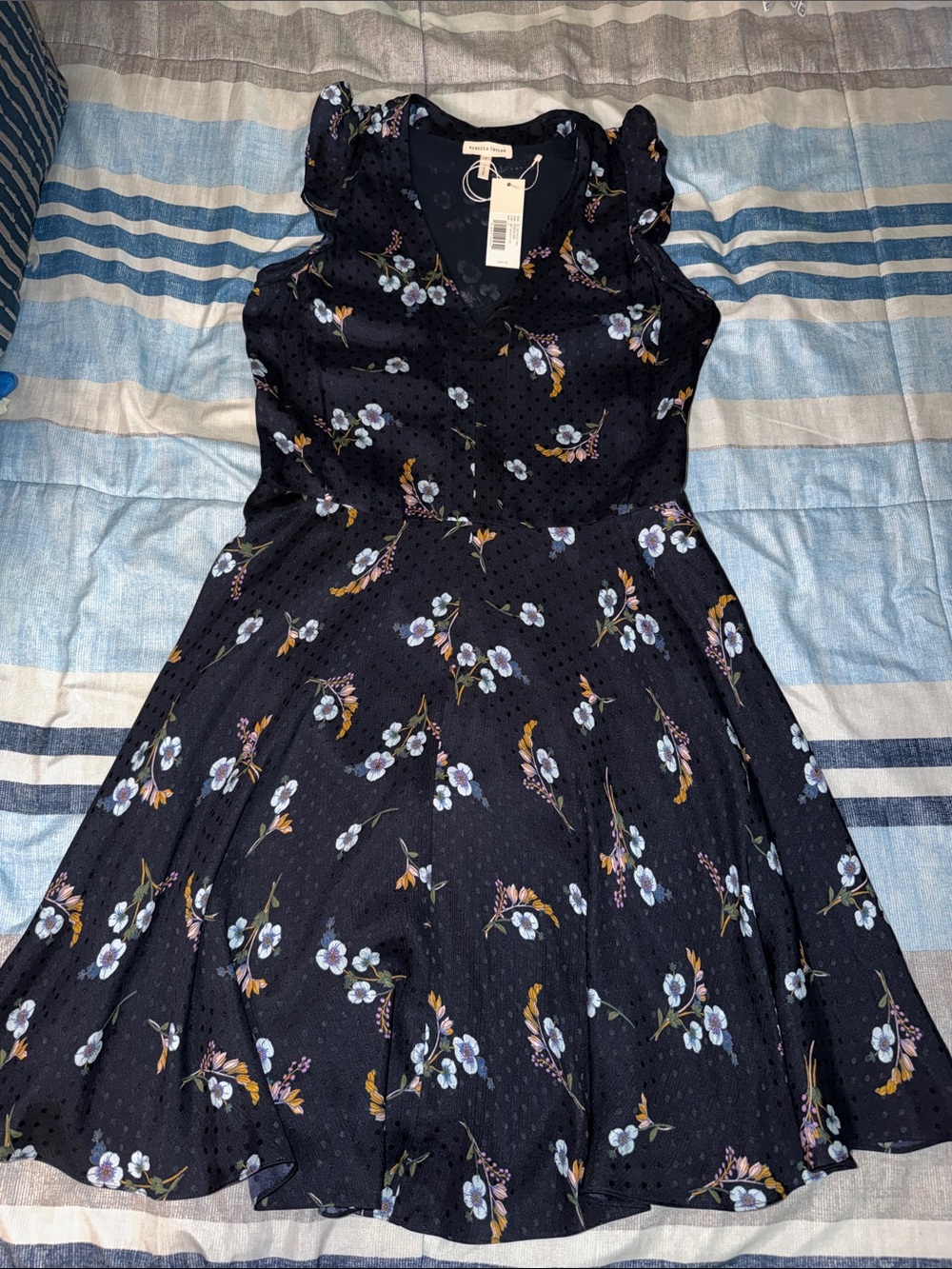Rebecca Taylor Floral Midi Dress